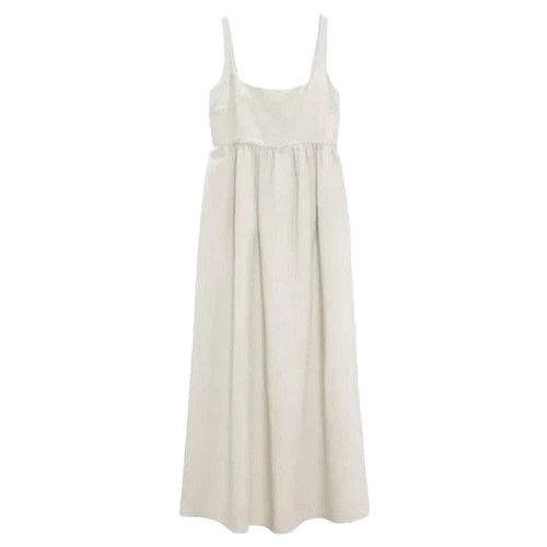 embroidered flower prom dress Zara Mint Green Lace Maxi Dress with Side Slit – SilkRoll main image 1