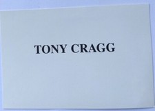 TONY CRAGG Invito-post card