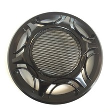 8" Black Speaker Cover ABS Frame Metal Mesh Grill For Car Audio DJ PA 35mm High