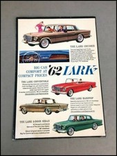 1962 Studebaker Lark Original Sales Brochure Catalog Cruiser Daytona Convertible