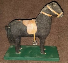 Antique Horse W/Saddle