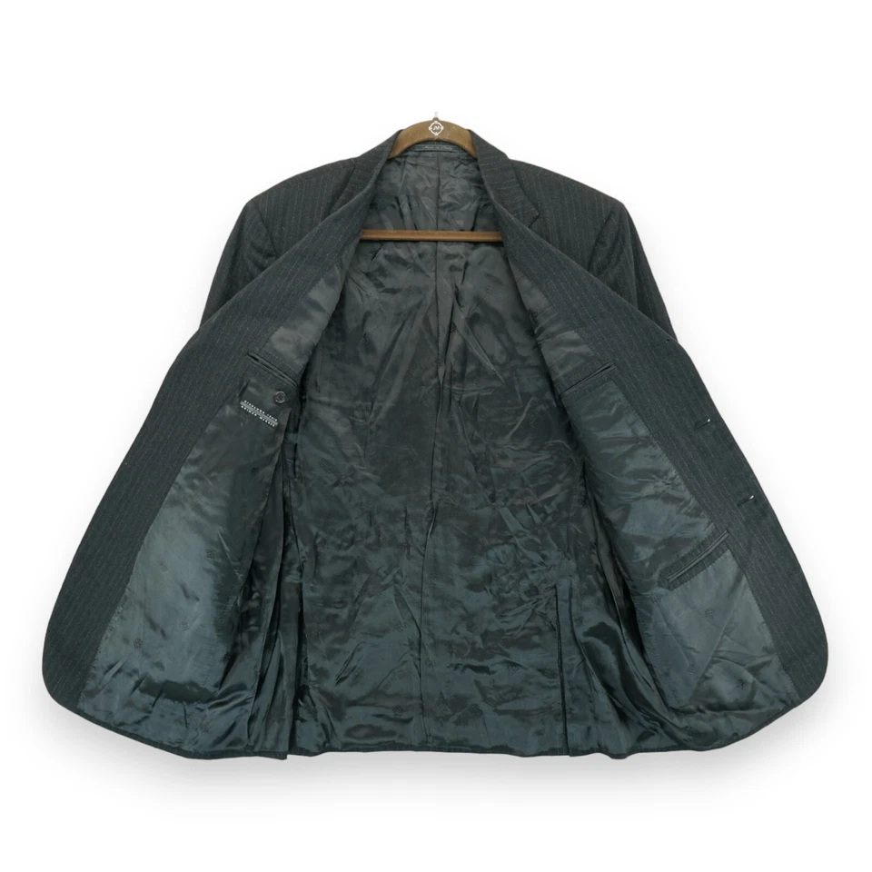 Blazer Gianluca Isaia Napoli por Neiman Marcus 52R listrado feito na Itália $4.500 - Imagem 3 de 4