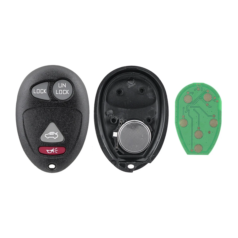 2 Repuestos Para Pontiac Grand Prix 2001 2002 2003 Llave + Mando Llavero 4 Botones Foto 3 de 4