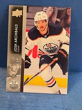 Upper Deck Canvas NHL 2021-2022 Series 1 Josh Archibald Oilers - 1 Card