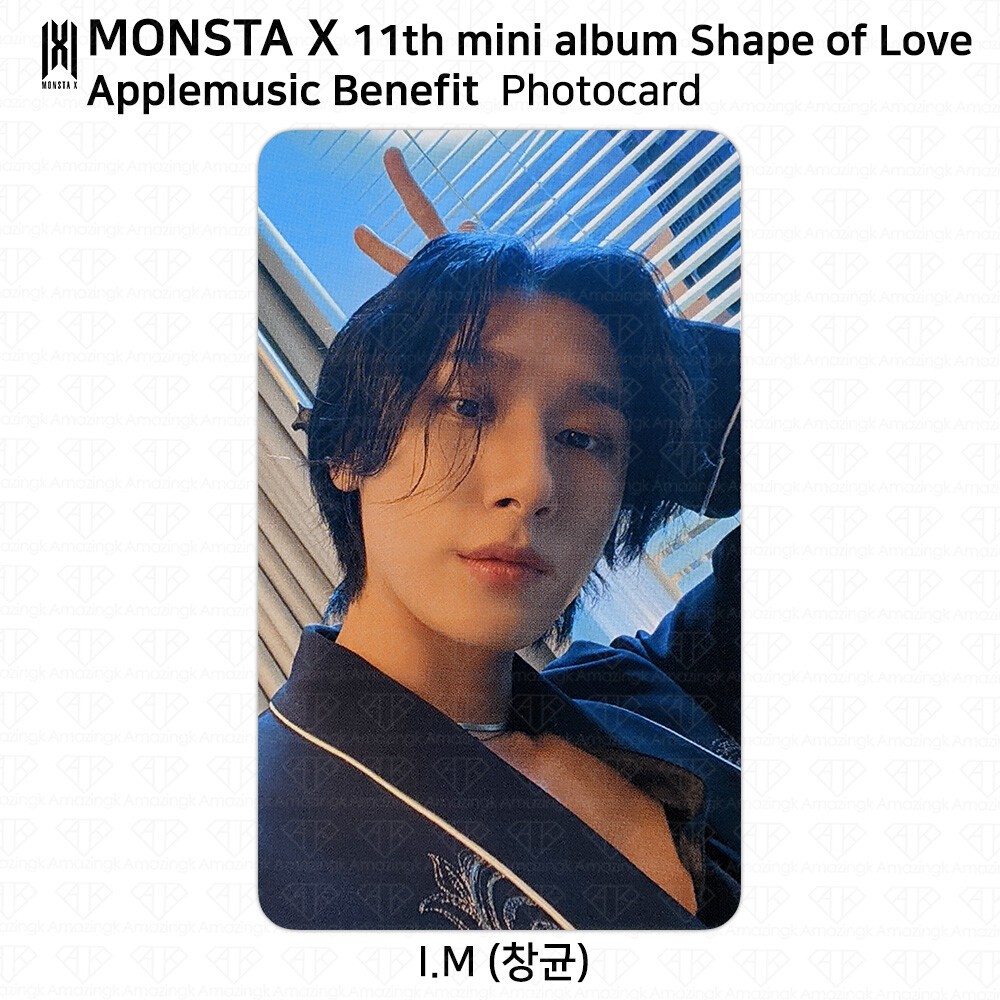 Monsta X 11th Mini Album Shape of Love Photocard Apple Music Monsta X 11th Mini Album Shape of Love Photocard Apple Music