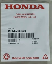 OEM HONDA 19651-Z0L-000 GCV160 GCV190 GSV190 engine AIR GUIDE GASKET
