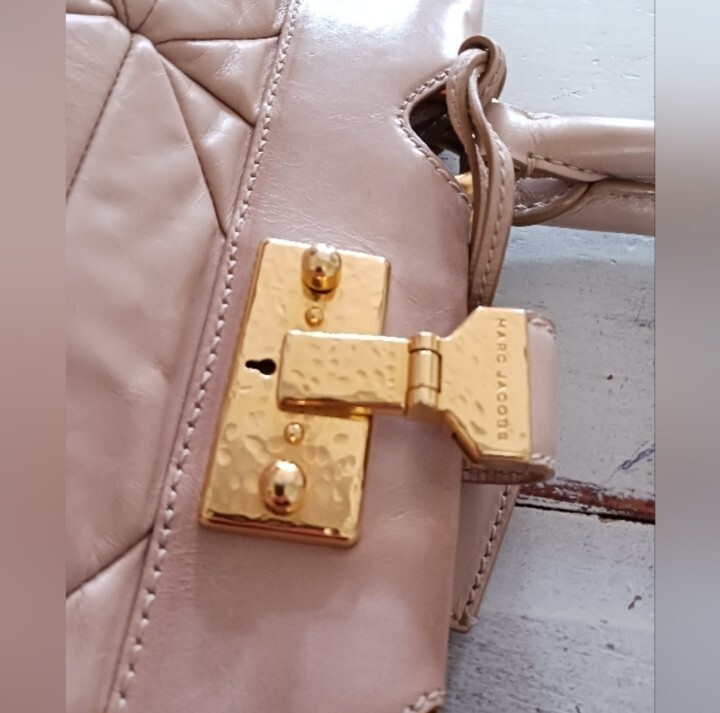 Marc Jacobs Patchwork Klein Frame Blush Leather T… - image 10