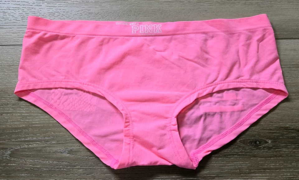 NWT Vintage Victoria's Secret PINK Yoga Graphic Extra Low-Rise Hipster Panties M - Image 2 of 3