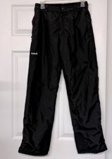 Ski Gear Youth Black Insulated Snow Ski Pants Unisex Sz L