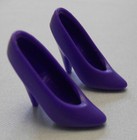 Barbie Doll Shoes Disney Princess PURPLE High Heel Pumps Snow White EVIL QUEEN  — photo 1