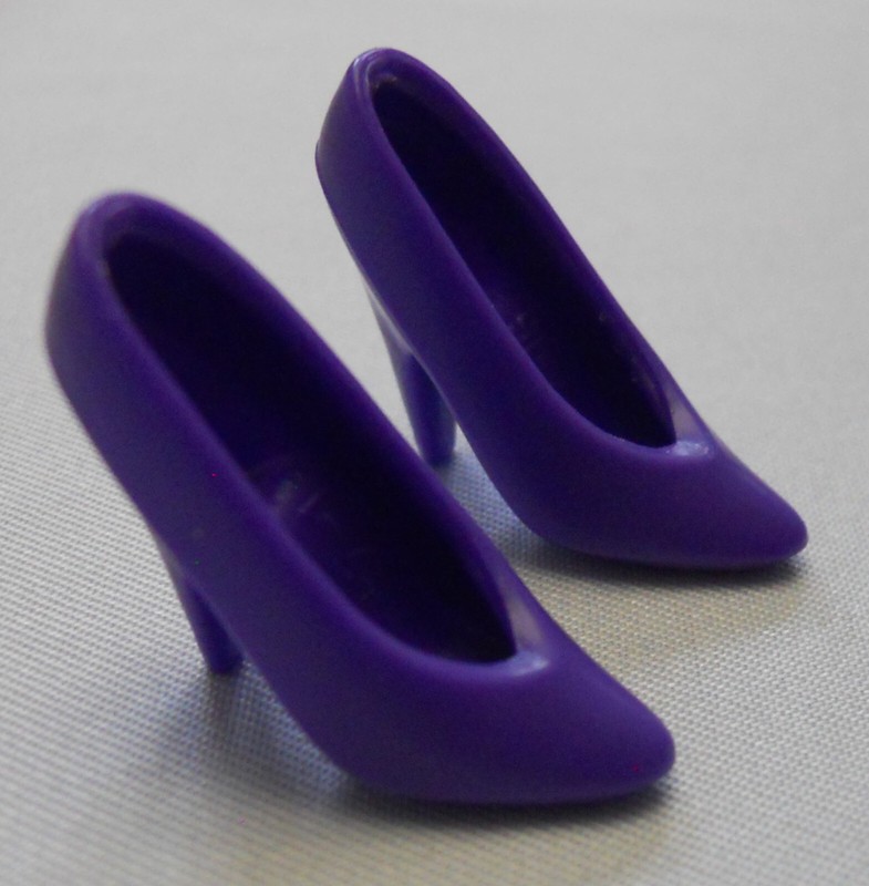 Barbie Doll Shoes Disney Princess PURPLE High Heel Pumps Snow White EVIL QUEEN 