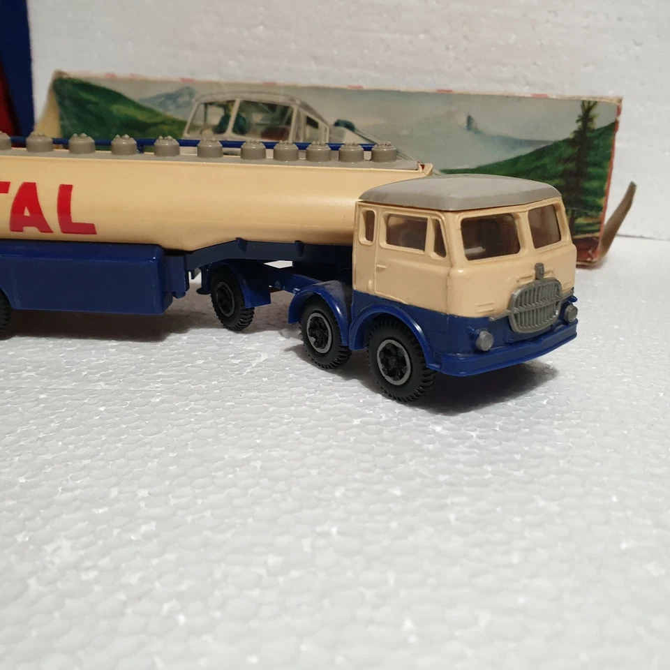 Moplas Италия Fiat 690 Всего бензовоз Citerne Оригинальный Редкий в коробке - Изображение 3 из 4