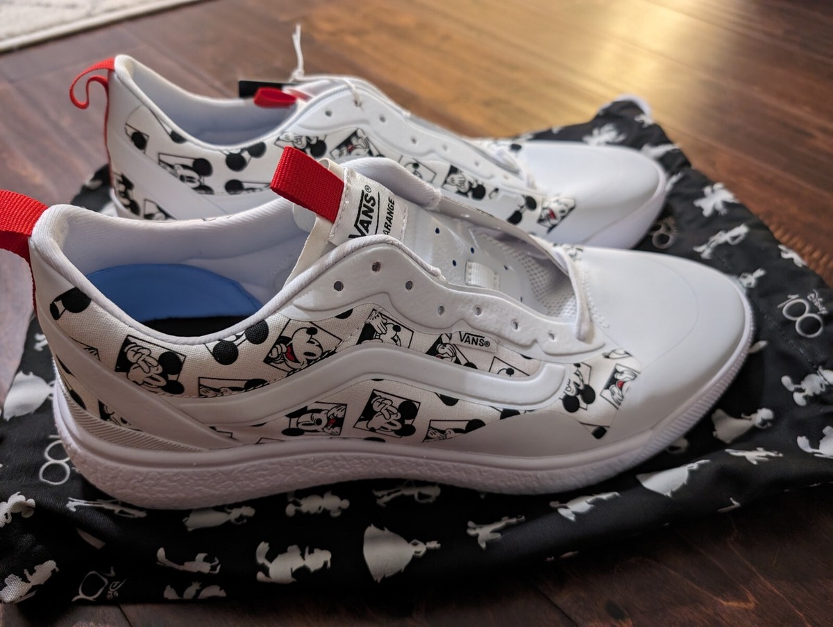 VANS UltraRange Exo Disney Mickey Mouse Athletic Shoes Sz Men 9 White Black Rare Vans Disney x UltraRange Rapidweld Mickey for sale | eBay main image 3