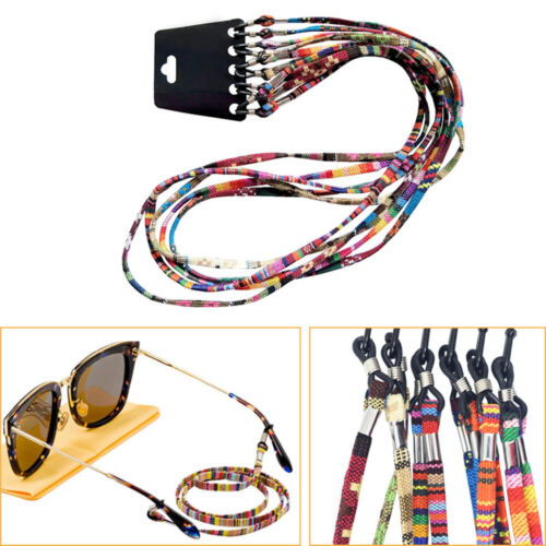 5 piezas Gafas de sol Cuello Cordón Correa Anteojos Cuerda Cordón Soporte Cuerdas
