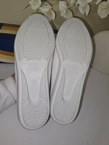 Walkables Women's White Leather Loafers Moccasins Comfort Flat Shoes Sz.7,5 - Picture 12 of 19