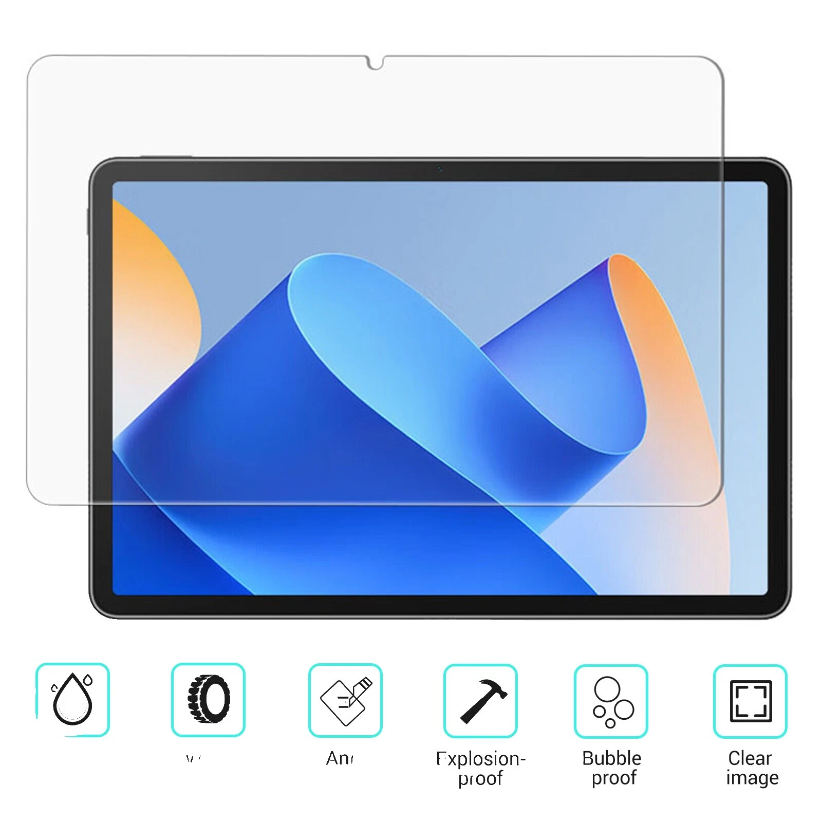 Lector de libros electrónicos y tablet Cristal Templado Protectores De Pantalla Para HTC
