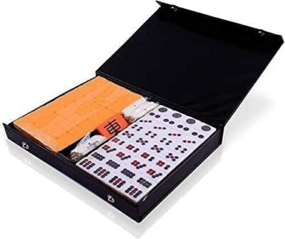 JAPANESE Mini Mahjong Mahjongg Pai Probasto SET with Case from JAPAN