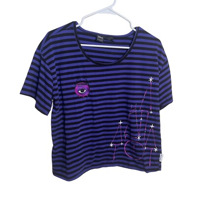 Disney Her Universe Hocus Pocus Shirt Women Large Purple Black T-Shirt