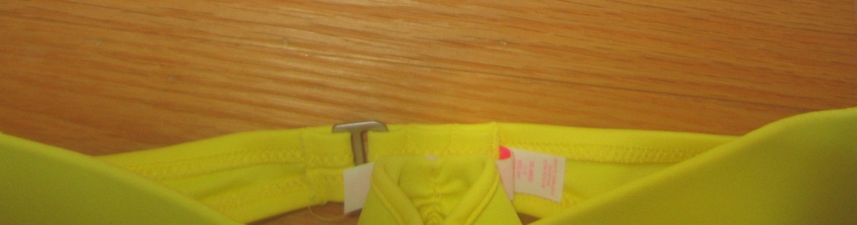 32A Victoria's Secret BANDEAU Swim suit Top Swimwear Push up + NO