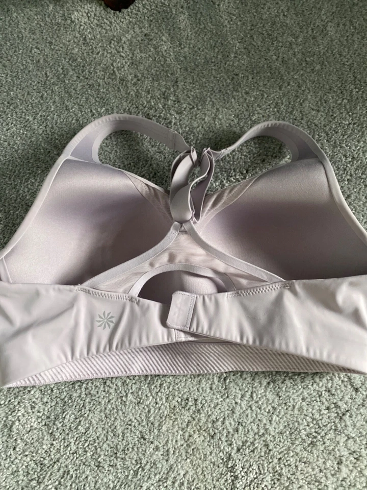 Athleta Womens Sports Bra Racerback Seamless Lavender Purple Size 34C - Image 2 of 4