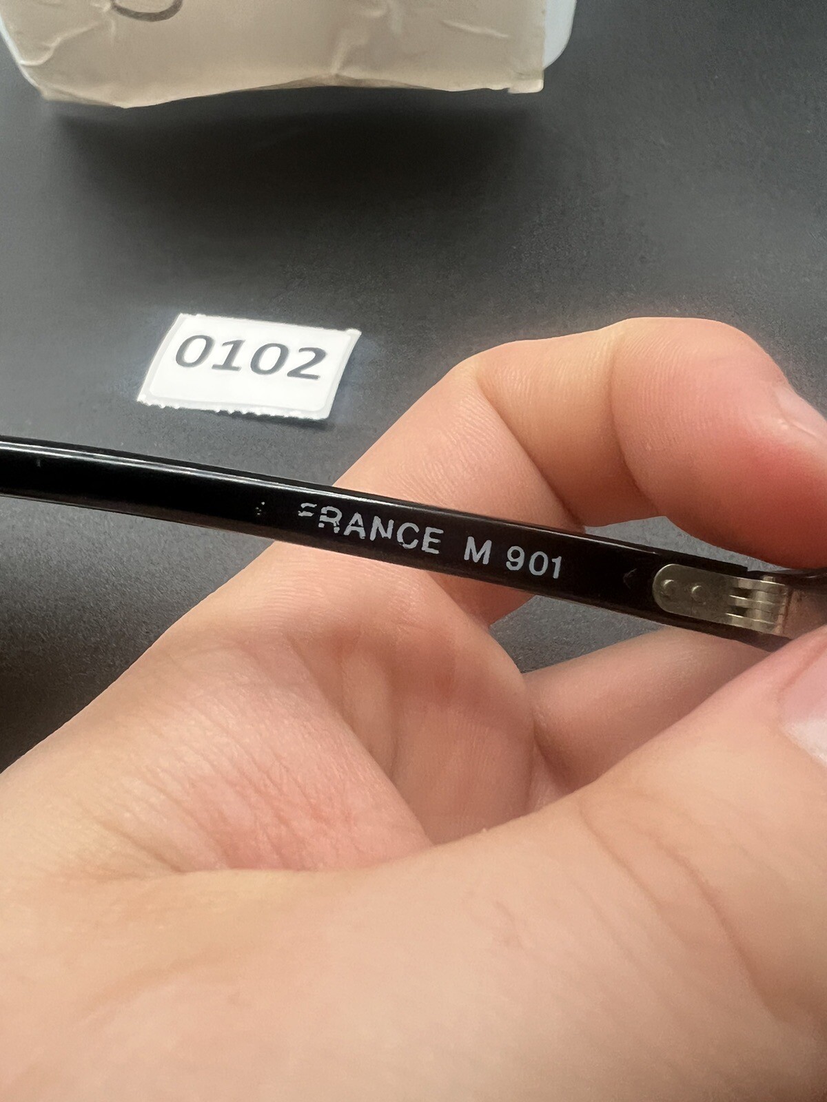 Rectangular Frame Black Mirror Vintage Sunglasses… - image 6