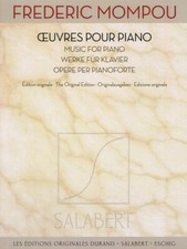 Frederic Mompou Works for Piano Sheet Music Piano Solo Book NEW 050600417