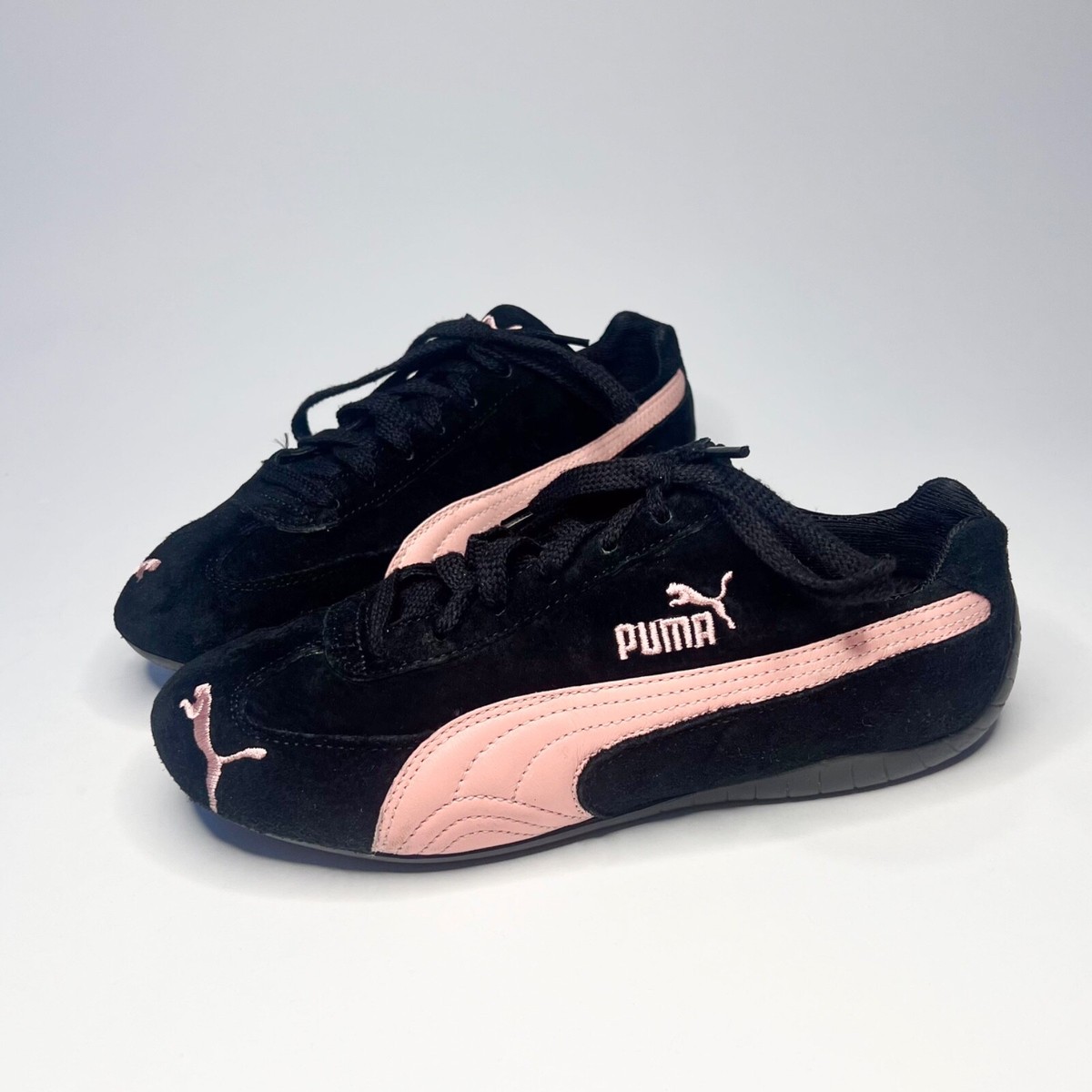 Y2K Puma archive black suede leather trainers vintage 2000s Y2K Puma archive black suede leather trainers vintage 2000s