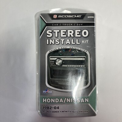 Scosche Stereo Install Kit UI3050A Honda Nissan Acura Infiniti Isuzu 1982-04 