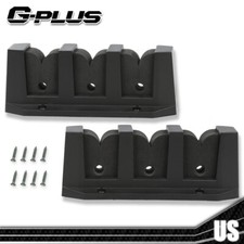 Horizontal Boat Fishing Rack Wall Mount Fishing 3 Rod Pole Holder Stand Storage