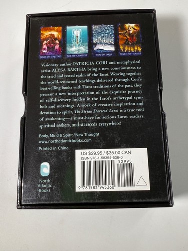 Cartas de baraja de tarot de la semilla estelar de Sirio selladas de colección - Cori - Bartha - Imagen 5 de 5