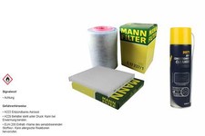 MANN Filtersatz MANNOL Klimareiniger für Fiat Ducato Kasten 130 Multijet 2.3 D