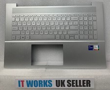 NEW Genuine HP Envy 17-CR UK Keyboard Palmrest Touchpad Upper Cover - Backlit