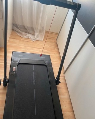 Sportstech swalk Laufband Schwarz neu LED