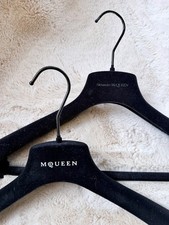 ALEXANDER MCQUEEN 15" SUIT & SHIRT BLACK VELVET FELT - Two Hangers