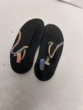 Kids water shoes black with rainbow lining size 34/35
