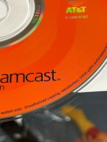 ****Vintage SEGA Dreamcast Web Browser (Sega Dreamcast, 1999) AT&T Plant Web****