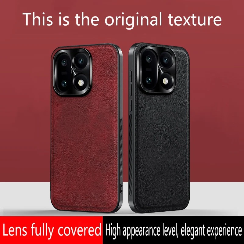 For OnePlus 15, Luxury Shockproof Retro Leather Hybrid Armor Phone Case Cover - Image 2 of 4