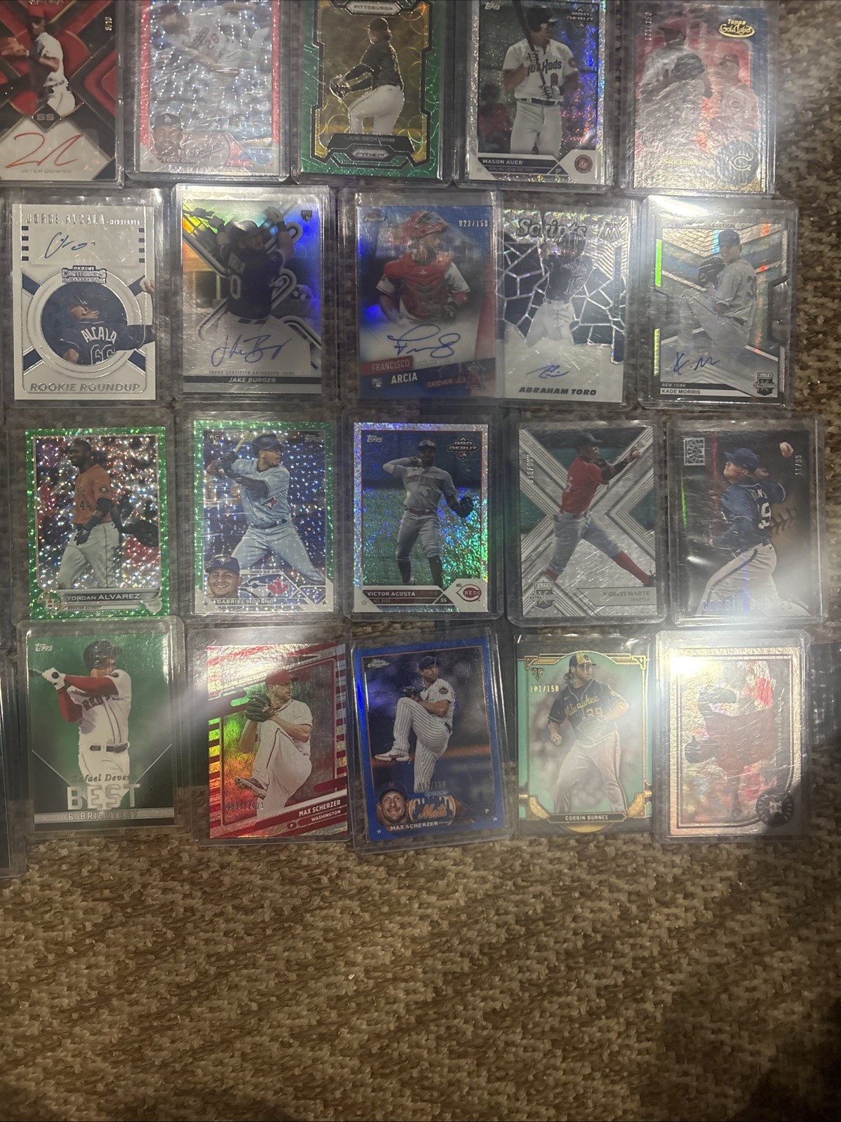 Lot Of 143 Baseball Card ONLY Numbered Patches And AUTOS 2008-2010 And 2017-2026 view 4