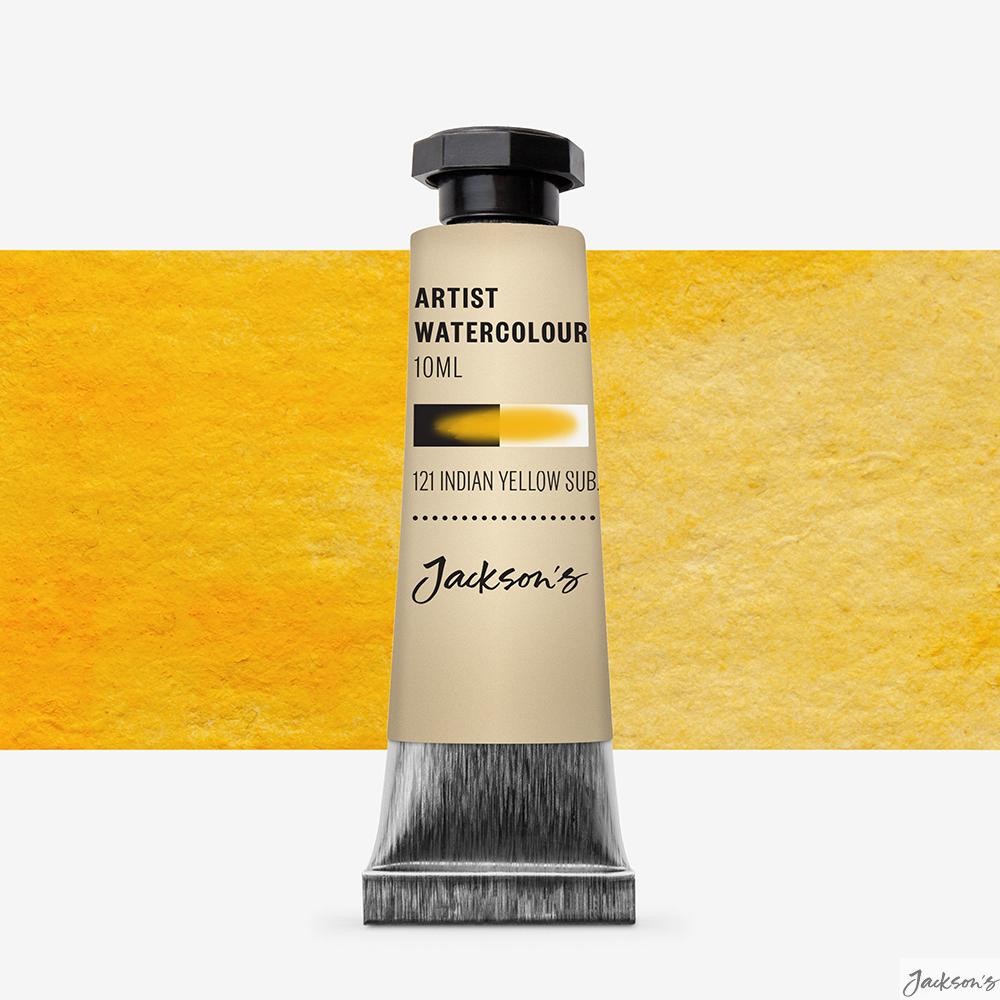 Jackson's : Artist Watercolour Paint : 10ml : Indian Yellow Hue : Tube of Hig...