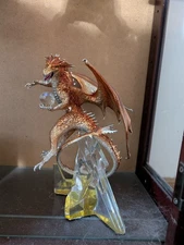 franklin mint dragon statue michael whelan