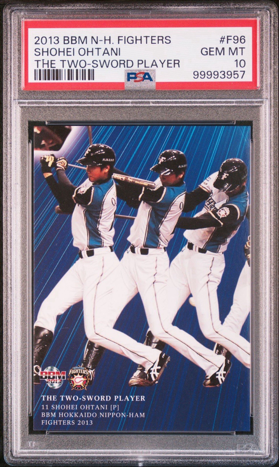 2013 Bbm Hokkaido Nippon Ham Fighters - Shohei Ohtani #F96 (RC)