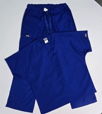 Cherokee Workwear Scrubs Set Blue men Medical M bottoms S Top