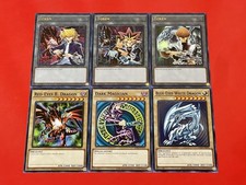 Blue-Eyes White Dragon SDK Art  Dark Magician  Red-Eyes  3 Tokens  YuGiOh 