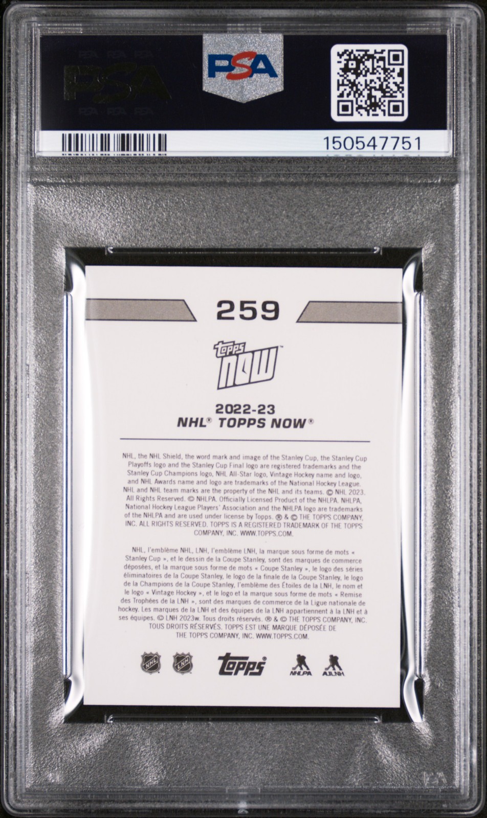 2022 TOPPS NOW NHL STICKERS #259 CONNOR MCDAVID LEON DRAISAITL PSA 10 view 2