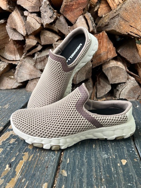 Merrell Donna Bora Slide Vent Slip On Beige Taglia 7 Nuovo con scatola J002328