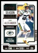 Jaire Alexander 2023 Panini Contenders #38 Packers NFL READ FREE SHIPPING