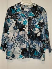 NWOT Coldwater Creek Multicolor Jacket/Blazer Size L 543