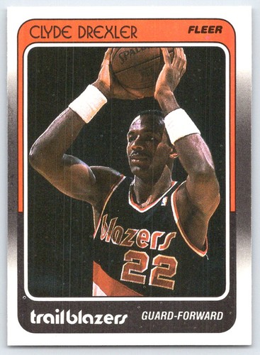 Clyde Drexler #92 1988 Fleer card