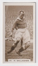 Cig Card - Footballers In Action (J. A. Pattreiouex Ltd.) - #17 Hugh Gallagher