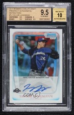 2011 Bowman Draft Chrome Prospects Refractor Taylor Jungmann BGS 9.5 Auto 0sp7